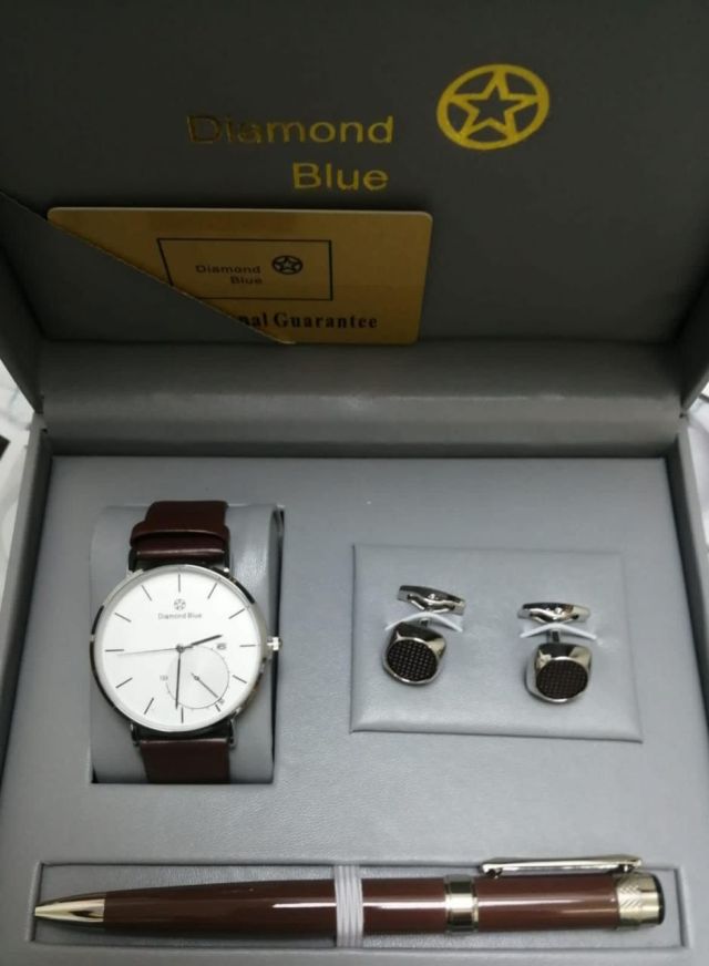 طقم ساعة رجالية